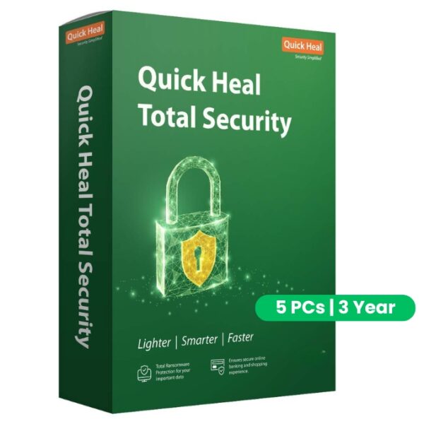 Quick Heal Total Security 5 PC 3 Year